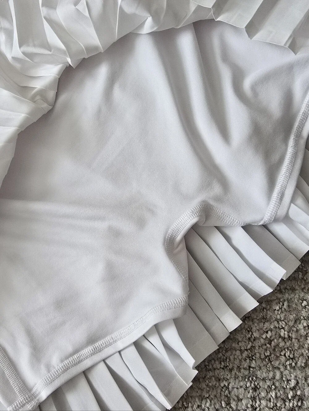 ALO Grant Slam white tennis Skirt